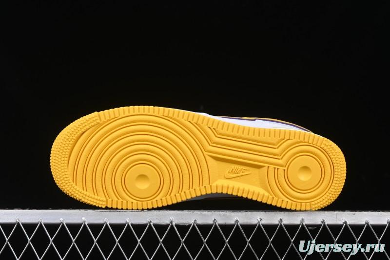 Nike Air Force 1 '07 Low Kobe Casual Sneakers with Full-Layer Leather and Full-Length Air Cushion - FZ1151-100