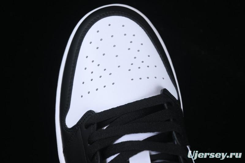 Nike Air Jordan 1 Low AJ1 Black White Panda Low Top Lifestyle Basketball Shoes - 553558-131