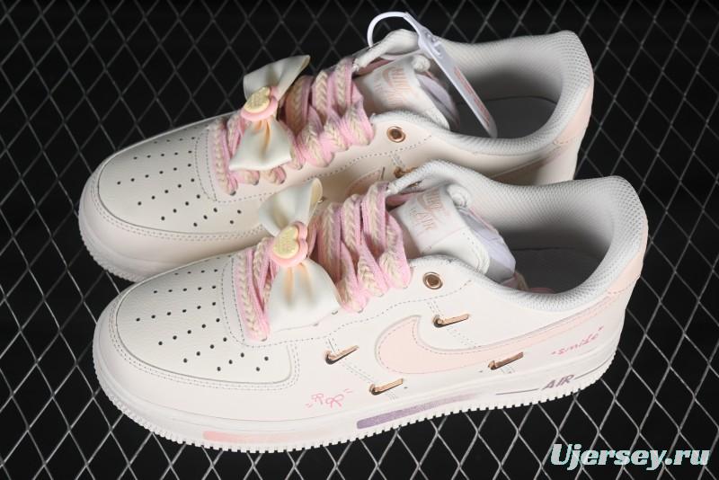 Nike Air Force 1 '07 Low Heart Bow Low-Top Casual Sneakers - FC1122-333