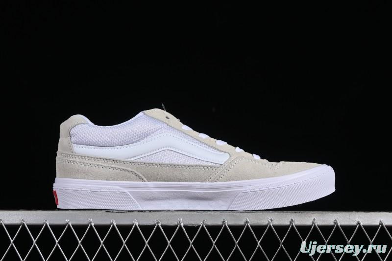 Vans Caldrone Chunky Retro Sneakers in White with Enhanced Cushioning - VN0007P9WHT