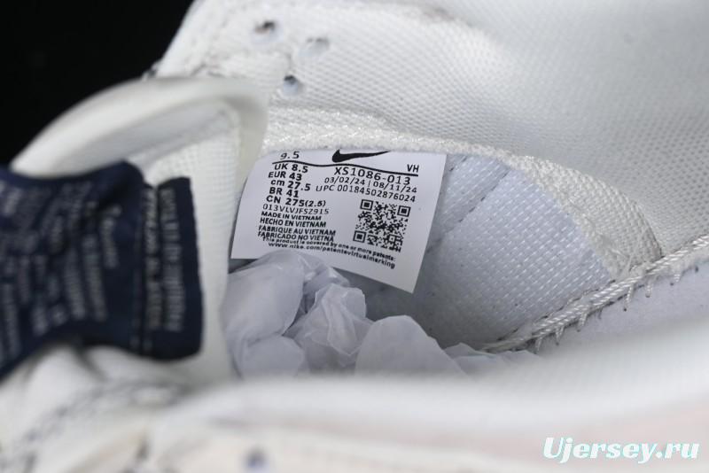 Nike SB Dunk Low Stussy Collaboration Black Blue Suede Anniversary Custom Low-Top Casual Skate Shoes - XS1086-013