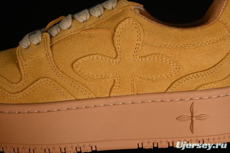 SMFK Comfortable Chunky Sole White Sneakers - T.D4