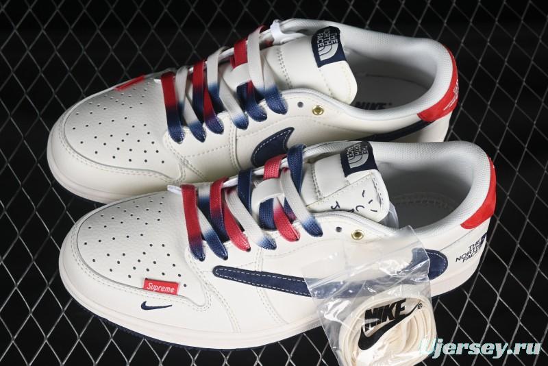 Nike Travis Scott x Fragment Design x Air Jordan 1 Low OG SP AJ1 Low Top Casual Sneakers - FC1688-211