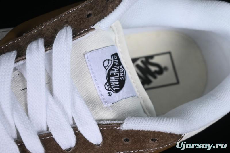 Vans Classics Knu Skool Coffee White Brown Slip-On Shoes - VN0009SAK330