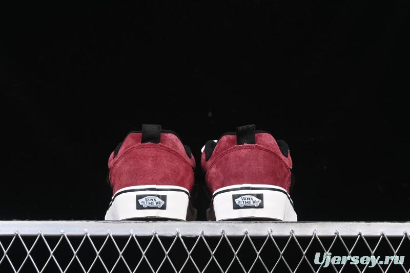 Vans Knu Skool DR Wine Red New Series Chunky Sneakers - VN000CZUVE8