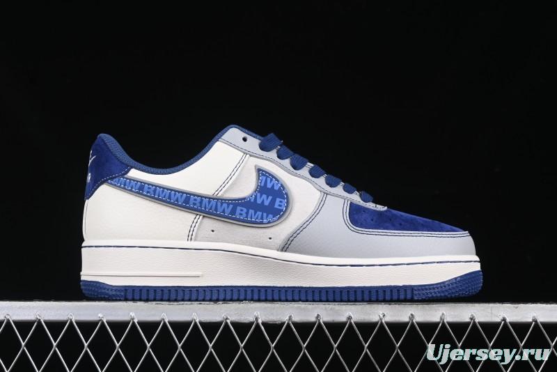 Nike Air Force 1 '07 Low BMW Collaboration Sky Blue White Low-Top Casual Sneakers - DM6688-017