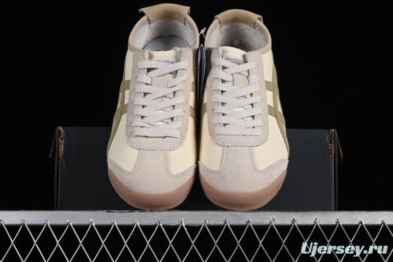 Onitsuka Tiger Mexico 66 Low-Top Leather Casual Running Shoes - 1183C076-101
