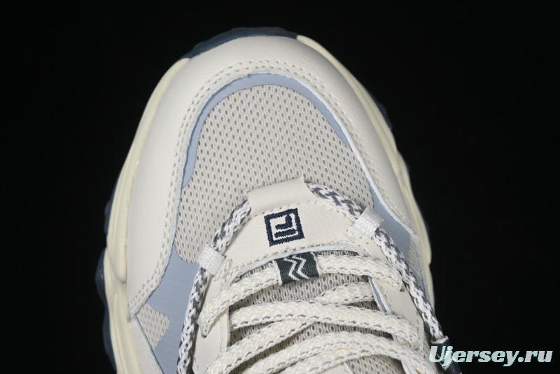 Fila Fusion Retro Mars Running Shoes with Lace-Up Design and Cushioned Sole - F12W432101FSH