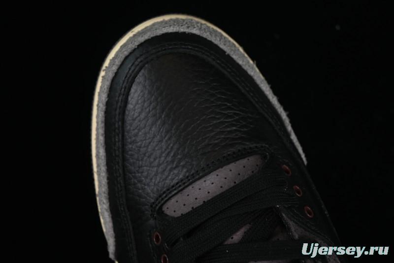 Nike A Ma Maniere x Air Jordan 3 Retro Black Sneakers - FZ4811-001