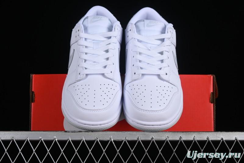 Nike SB Dunk Low All-White Low-Top Casual Skate Shoes - DV0831-101
