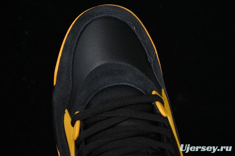 Nike Air Jordan 4 Remastered Retro Sneakers in White Green with Gum Sole - FQ7939-007