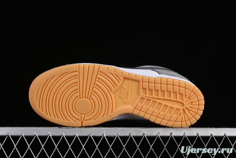Nike Dunk Low SB Grey Gum Retro Skate Shoes with Suede Overlays - FV0389-100