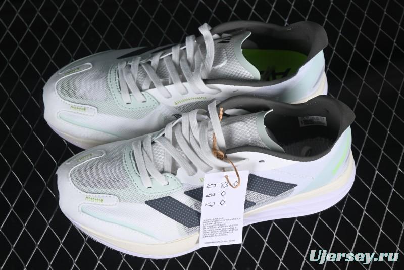 Adidas Lightstrike Pro Running Shoes - White/Black Neon Edition