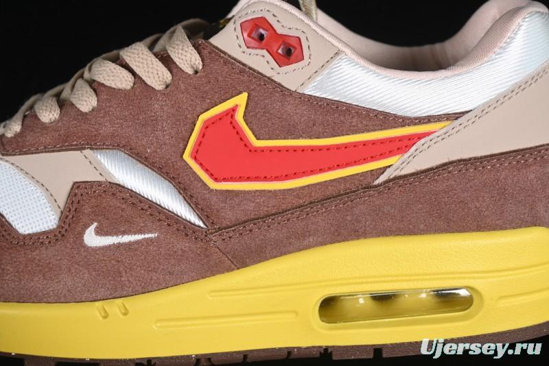 Nike Air Max 1 Retro Running Shoes with Half-Sole Air Cushion - HV5776-200