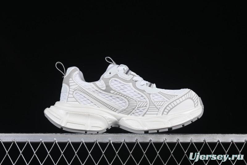GG-CC Casual Running Shoes with Irregular Design for Trendy Look - 5509 White