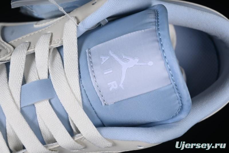 Nike Air Jordan 1 Low "Hydrogen Blue" Casual Sneakers with Retro Design - IB4003-407