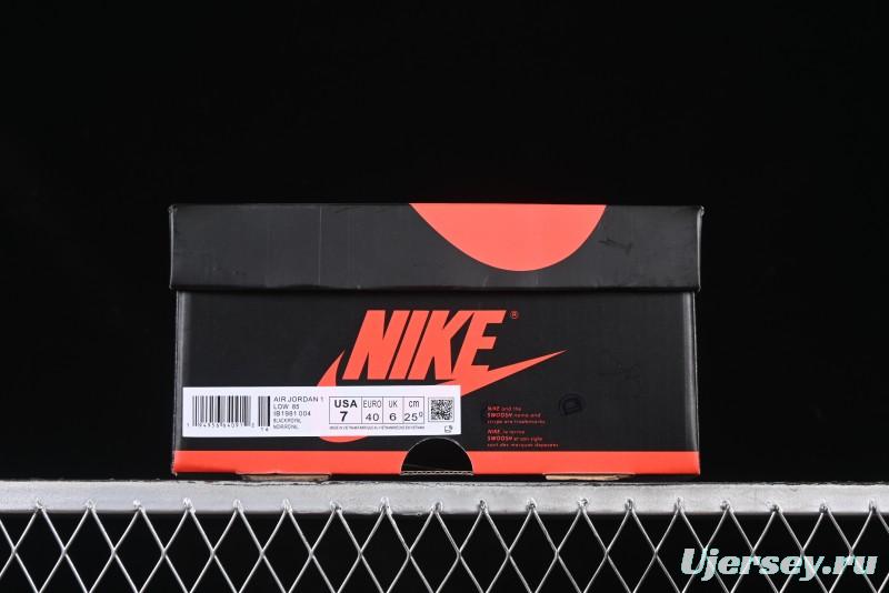 Nike Air Jordan 1 Low AJ1 Black Blue Casual Sneakers - IB1981-004