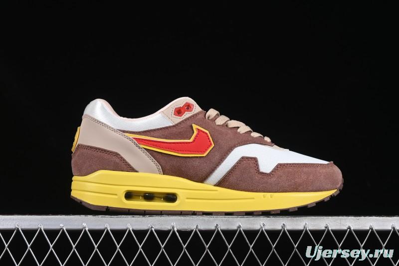 Nike Air Max 1 Retro Running Shoes with Half-Sole Air Cushion - HV5776-200