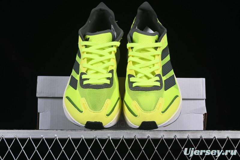 Adidas Adizero Lightstrike Pro Running Shoes - Neon Yellow/Black