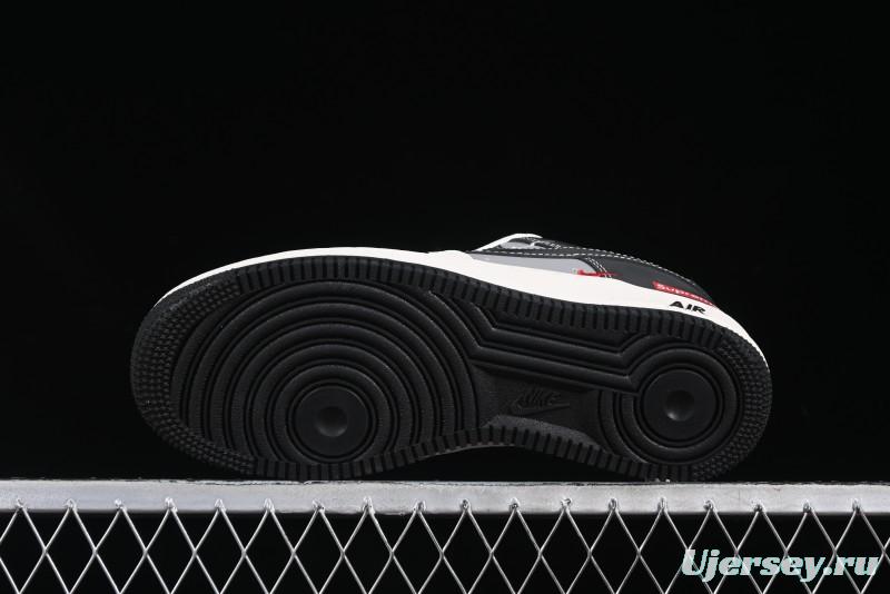 Nike Air Force 1'07 Low Supreme Casual Sneakers in Beige Grey Black - HH7518-055