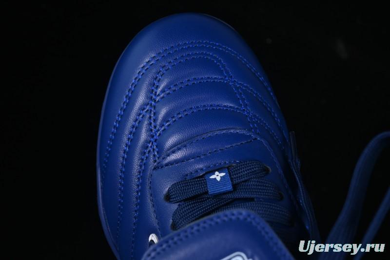 Louis Vuitton Footprint Soccer Low-Top Lifestyle Sneakers Blue - AJF6