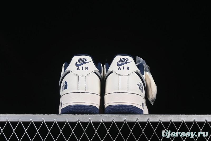 Nike Air Force 1 '07 Low The North Face x COMME des GARÇONS Navy Blue Line Casual Sneakers - HH7518-051