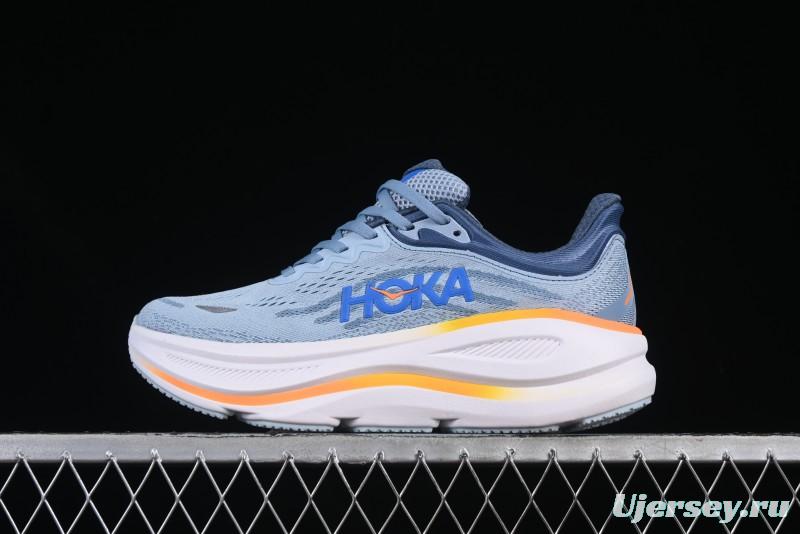 HOKA ONE ONE Bondi 9 Cushioned Running Shoes with Soft EVA Midsole - 1162013 DNP