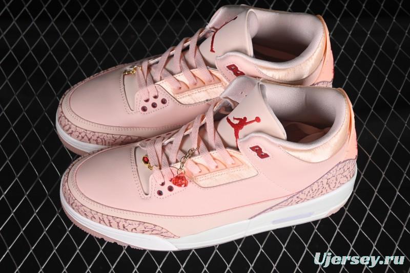 Nike Air Jordan 3 Retro Valentine's Day Limited Edition Sneakers - HJ0178-600