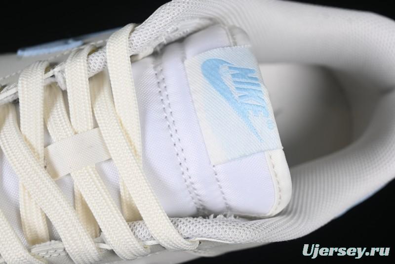 Nike Dunk Low "Pastel Panda" - Cream with Baby Blue & Pink Accents