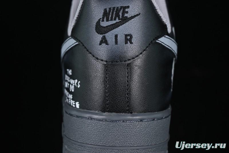 Nike Air Force 1'07 Low Gradient Skeleton Casual Sneakers - YD2425-110