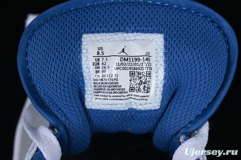 Nike Air Jordan 1 Low True Blue Retro Basketball Shoes - DM1199-140