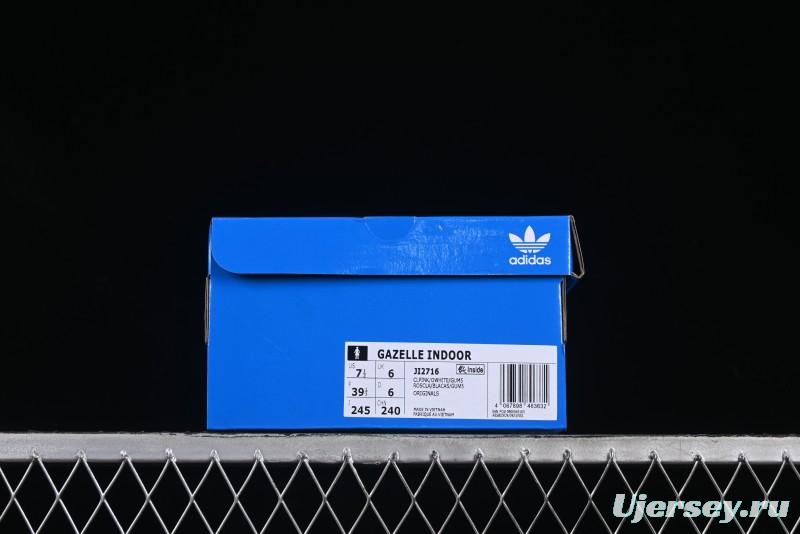 Adidas Originals Gazelle Indoor Retro Casual Anti-Slip Wear-Resistant Low-Top Sneakers - JI2716