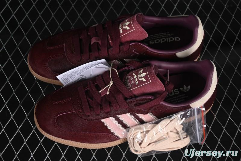 Adidas Samba OG Casual Sneakers with Classic Trefoil Logo - JP5330