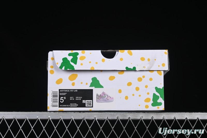 Nike Air Force 1'07 Low Casual Sneakers with Cherry Blossom Design - VV1999-013