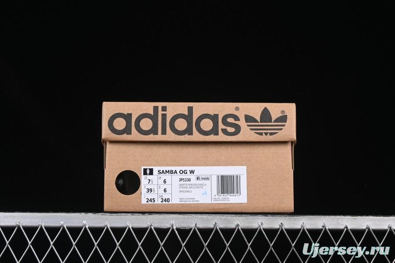 Adidas Samba OG Casual Sneakers with Classic Trefoil Logo - JP5330