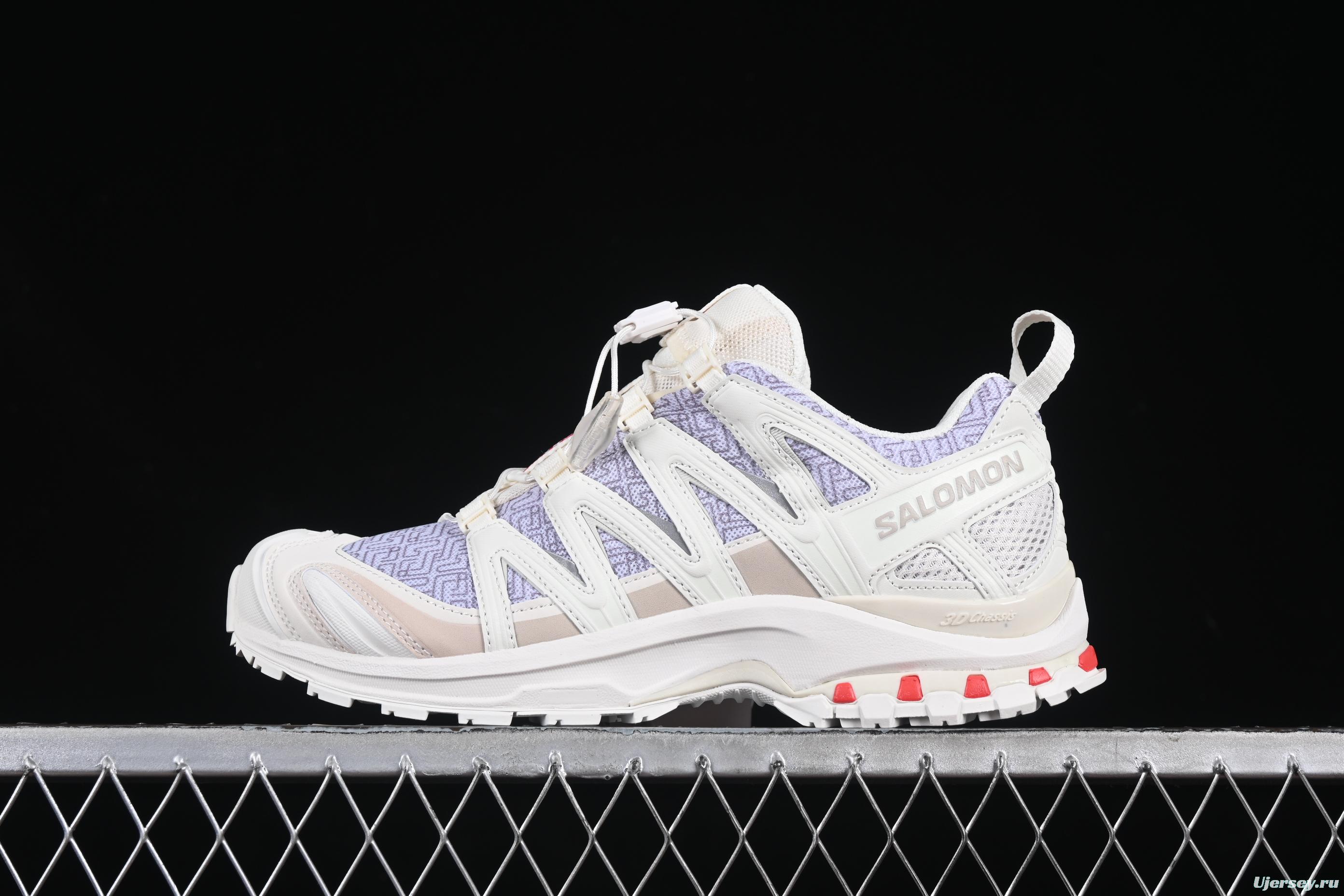 Salomon XT-Wings 2 Trail Running Shoes – Cream & Lavender Edition