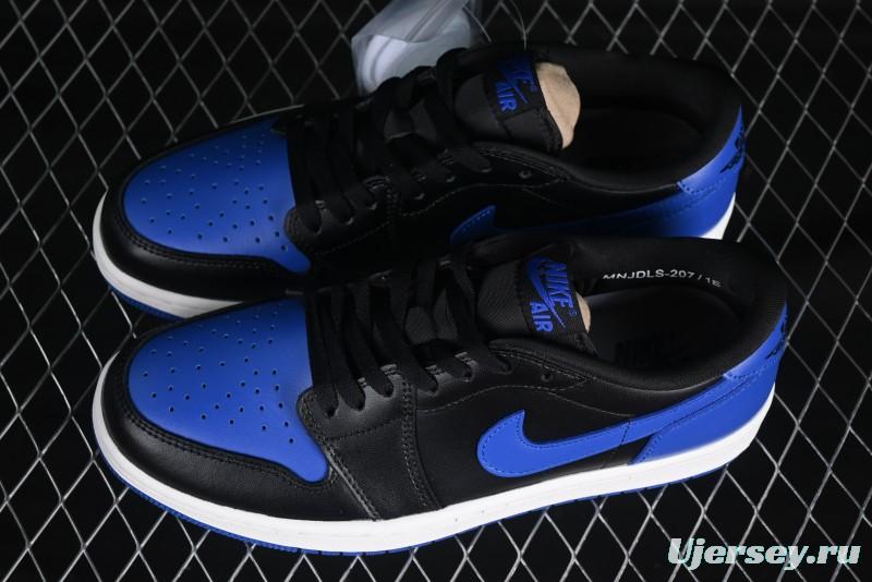 Nike Air Jordan 1 Low AJ1 Black Blue Casual Sneakers - IB1981-004
