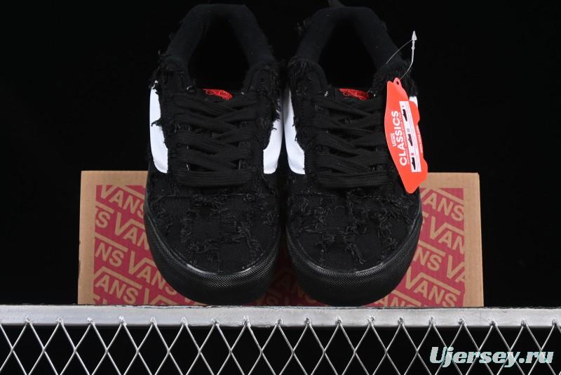 Vans Vault OG Era LX "Distressed Black" Premium Skate Sneakers