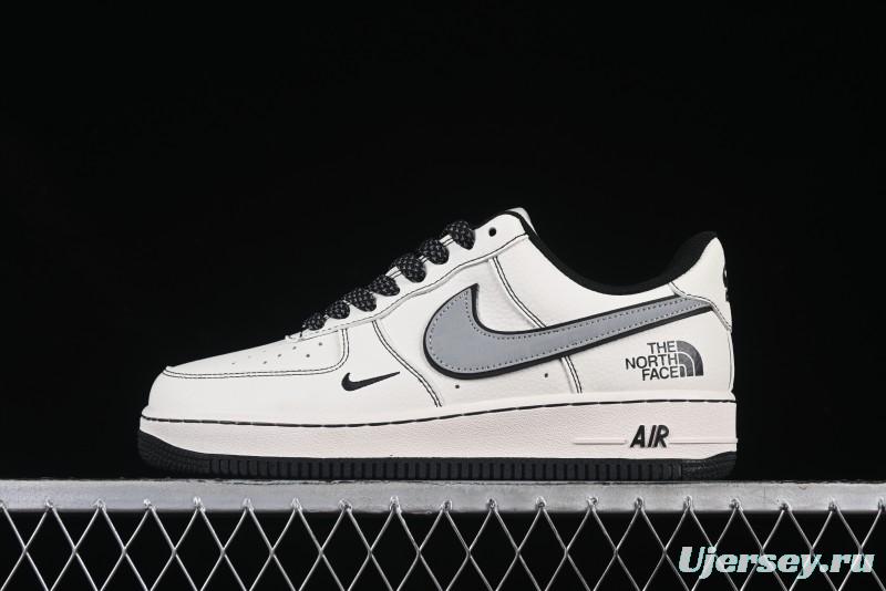 Nike Air Force 1 '07 Low The North Face x Comme des Garçons Black White Line Casual Sneakers - HH7518-050