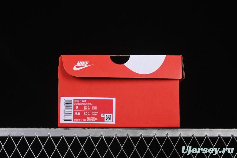 Nike P-6000 Premium Retro Casual Sneakers with Multi-Layer Design - CD6404-107