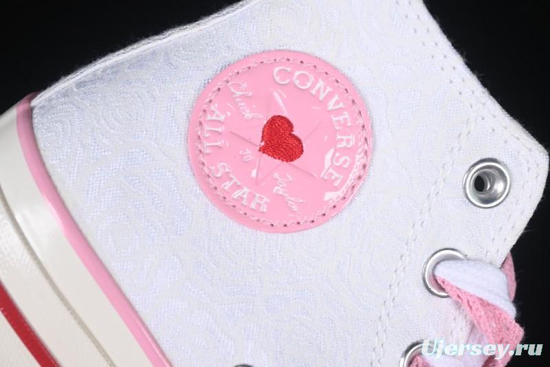 Converse Chuck 70 Valentine's Day Rose High Top Casual Sneakers - A14798C