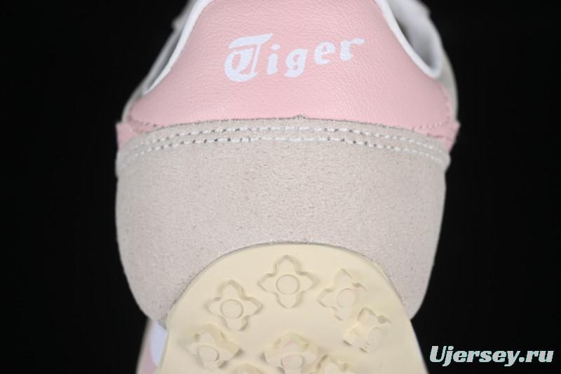 Asics Vintage-Style Sneakers - Soft Pink & Neutral Beige