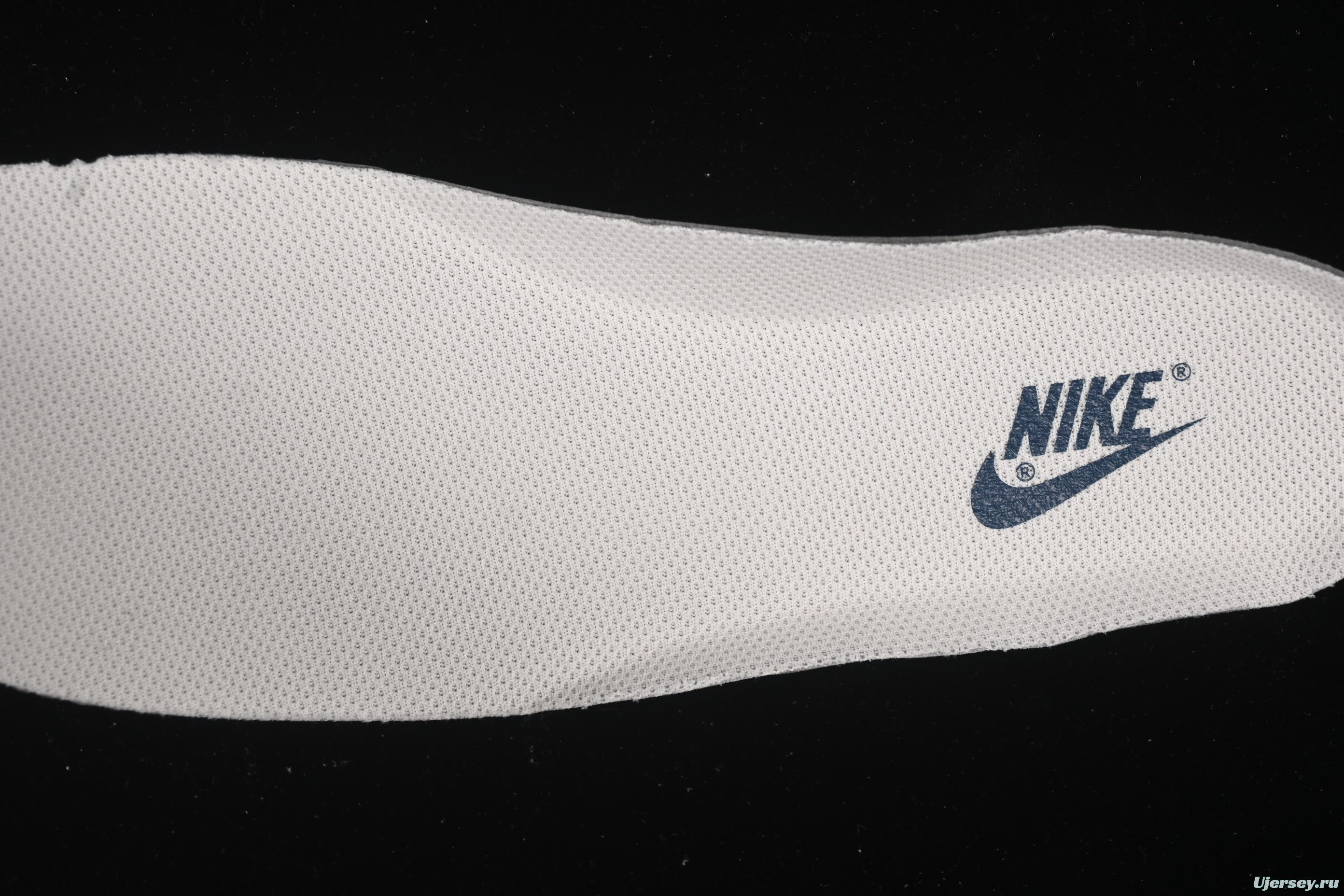 Nike Air Force 1'07 Low Collaboration Sneakers in Dark Blue with Mini Swoosh Logo - HH7518-047