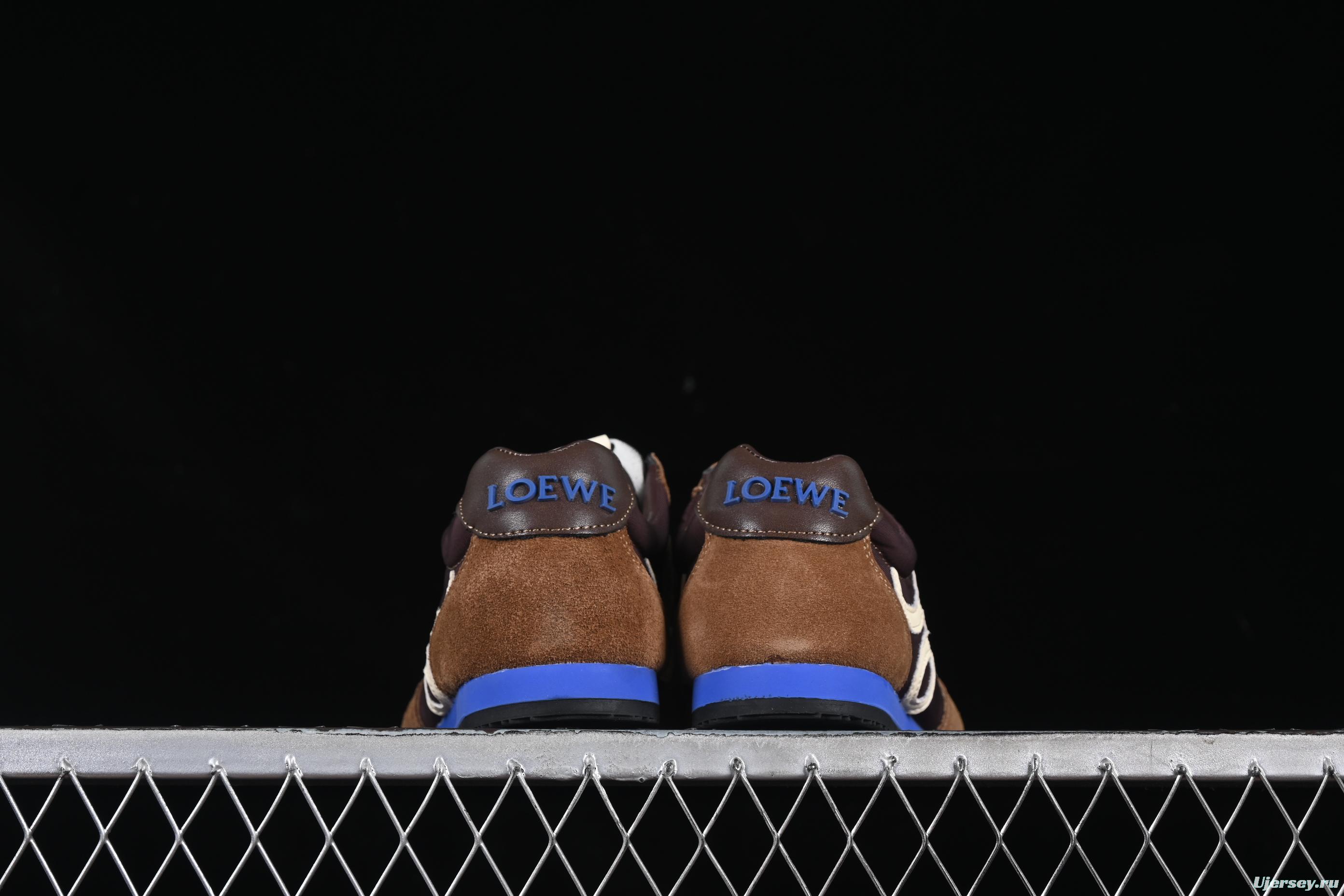 Loewe Ballet Runner 2.0 Sneakers Retro Style Casual Training Shoes - BROWN