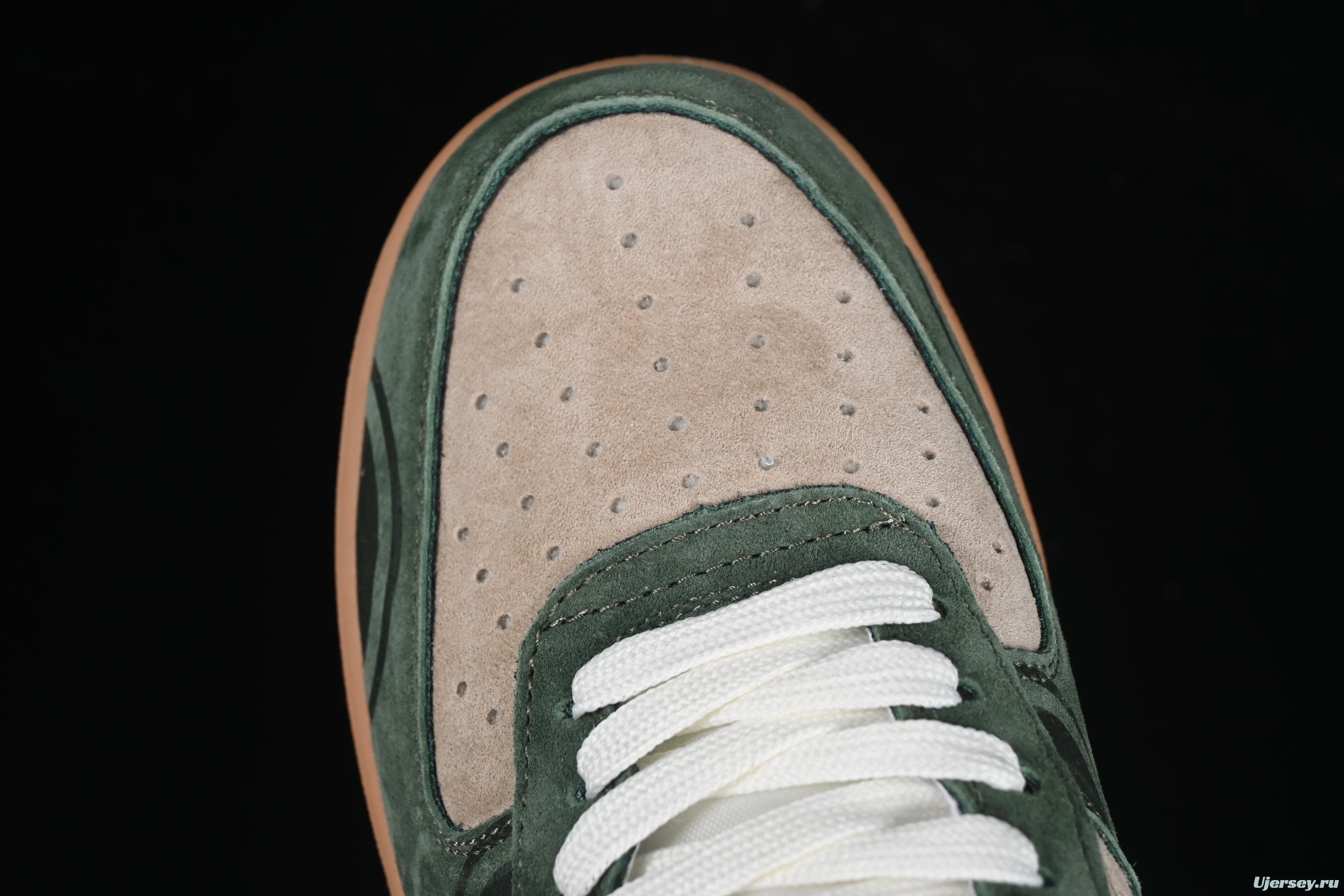 Nike Air Force 1'07 Low Supreme Collaboration Distressed Graffiti Casual Sneakers - DF0188-024