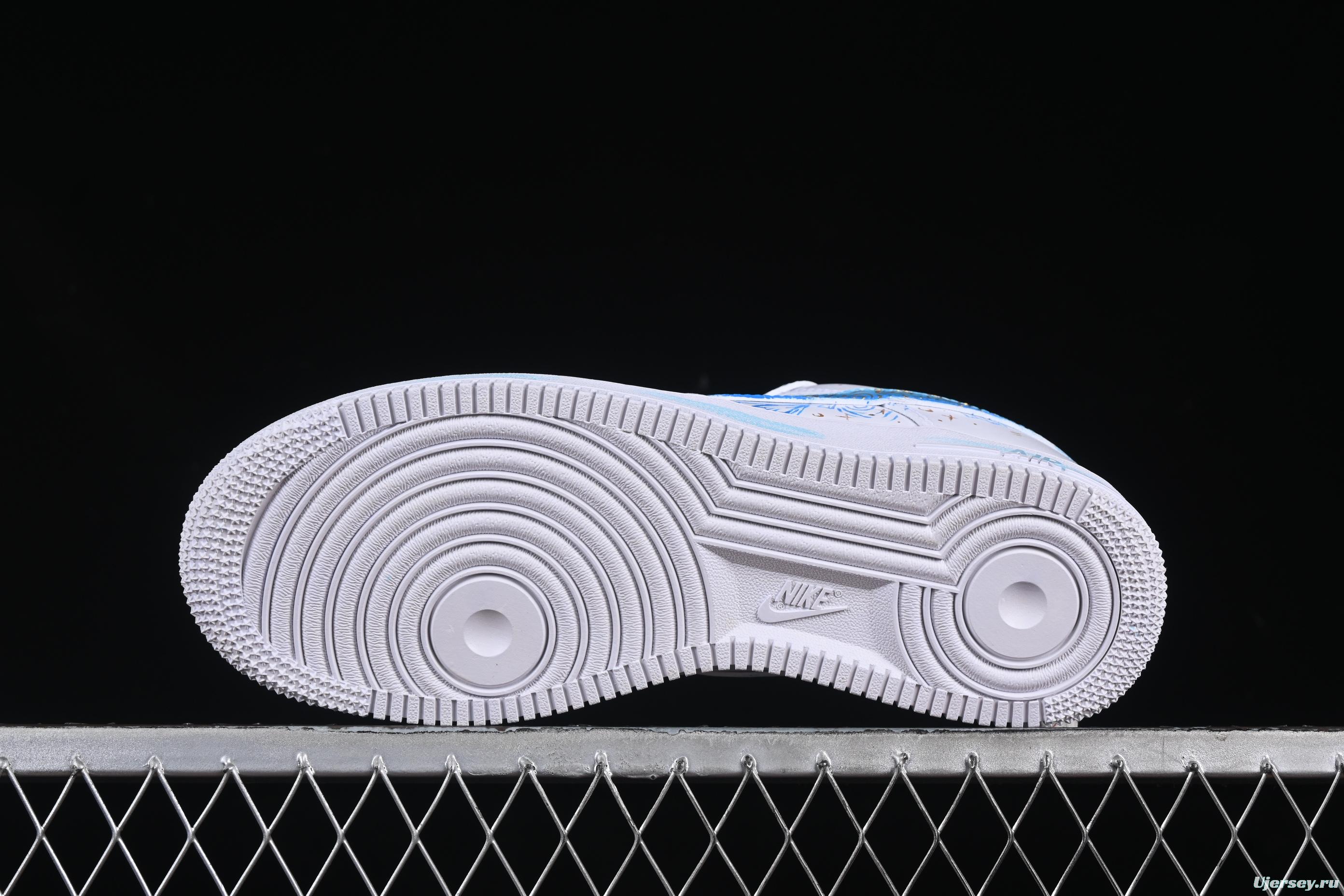 Nike Air Force 1'07 Low Custom Leather Casual Sneakers with Full-Length Air Cushion - LT0602-002