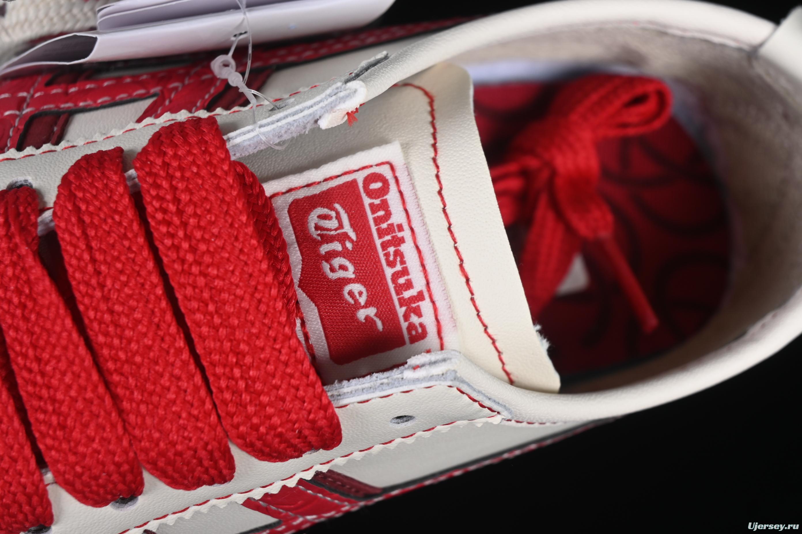 Onitsuka Tiger Mexico 66 Low-Top Leather Sneakers for Casual Running - 1183C391-100