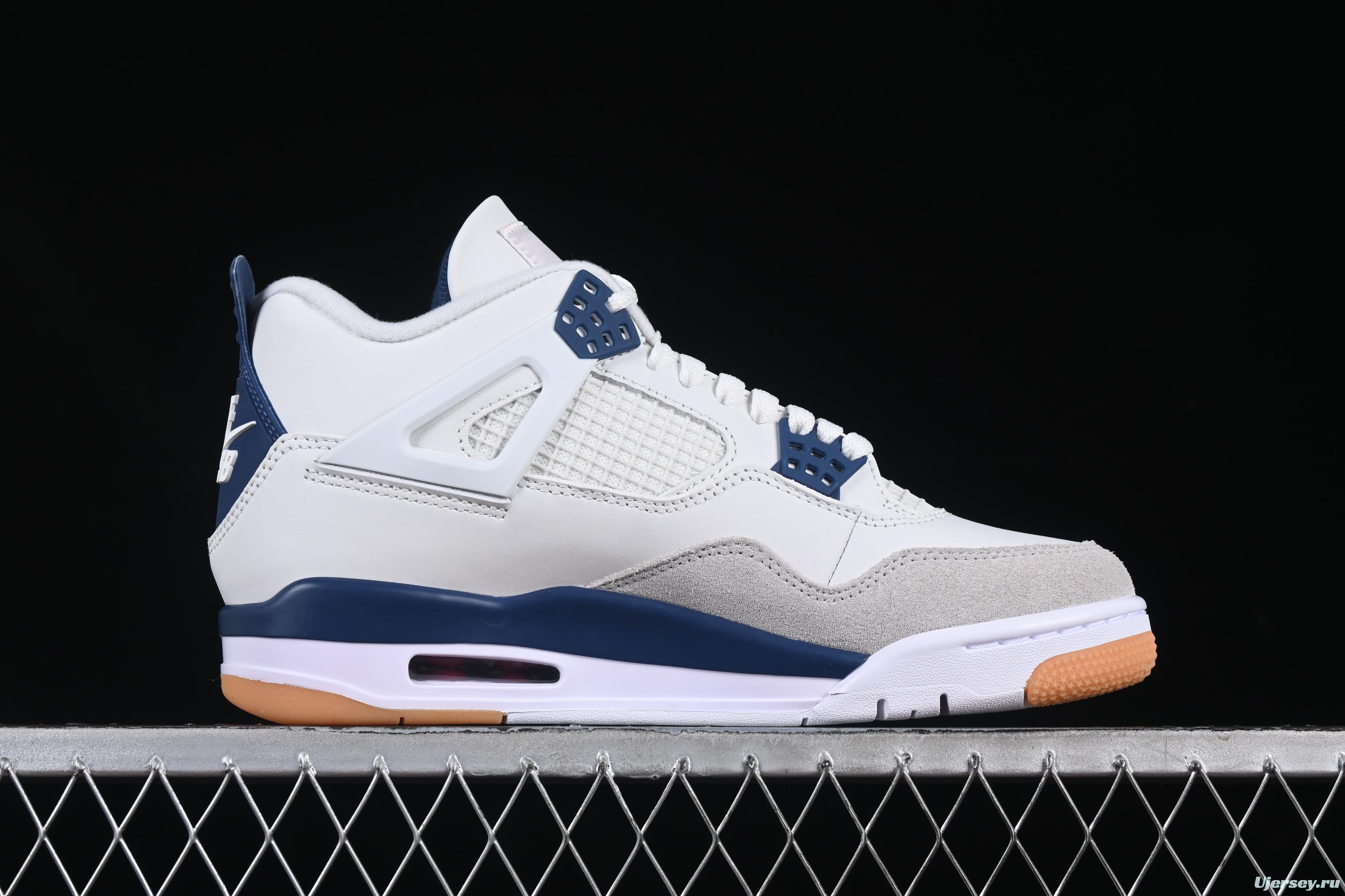 Nike Air Jordan 4 Retro SB x Navy Blue White - DR5415-100