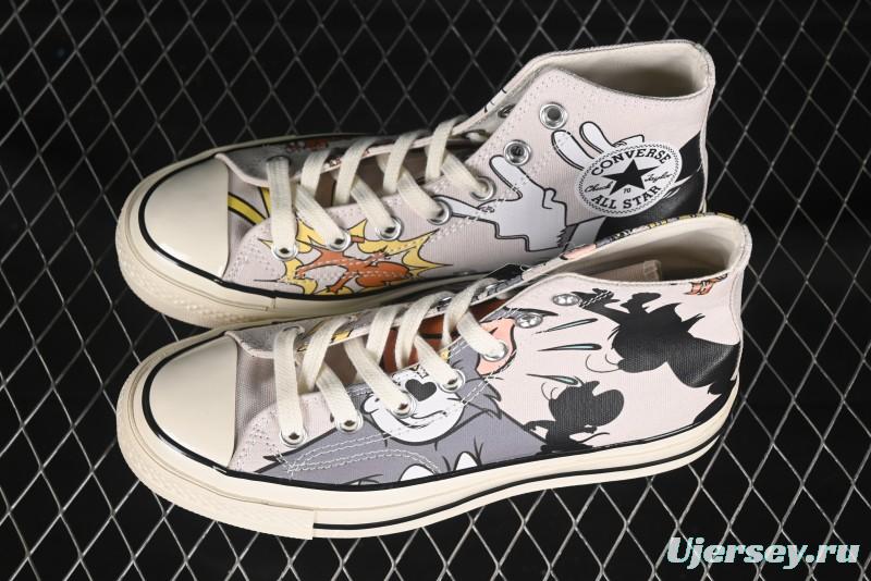 Converse Chuck Taylor All Star 1970s High Top Tom and Jerry Themed Casual Sneakers - A15111C