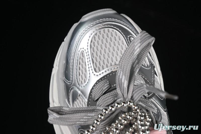 GG-CC Thick Sole Casual Running Shoes with Fashionable Design - G25S2507 Silver